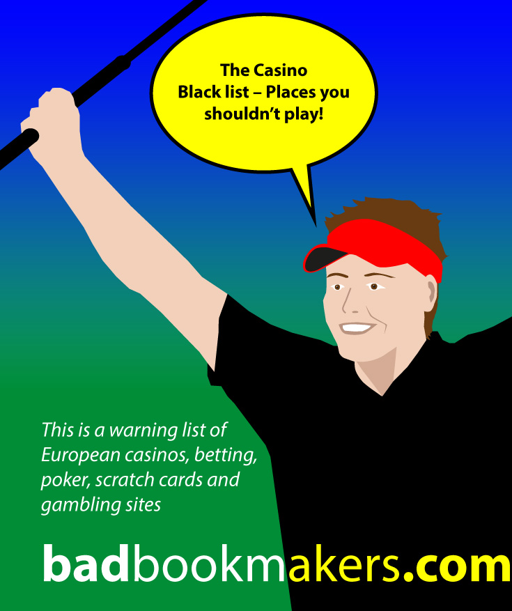 Gambling black list at badbookmakers.com